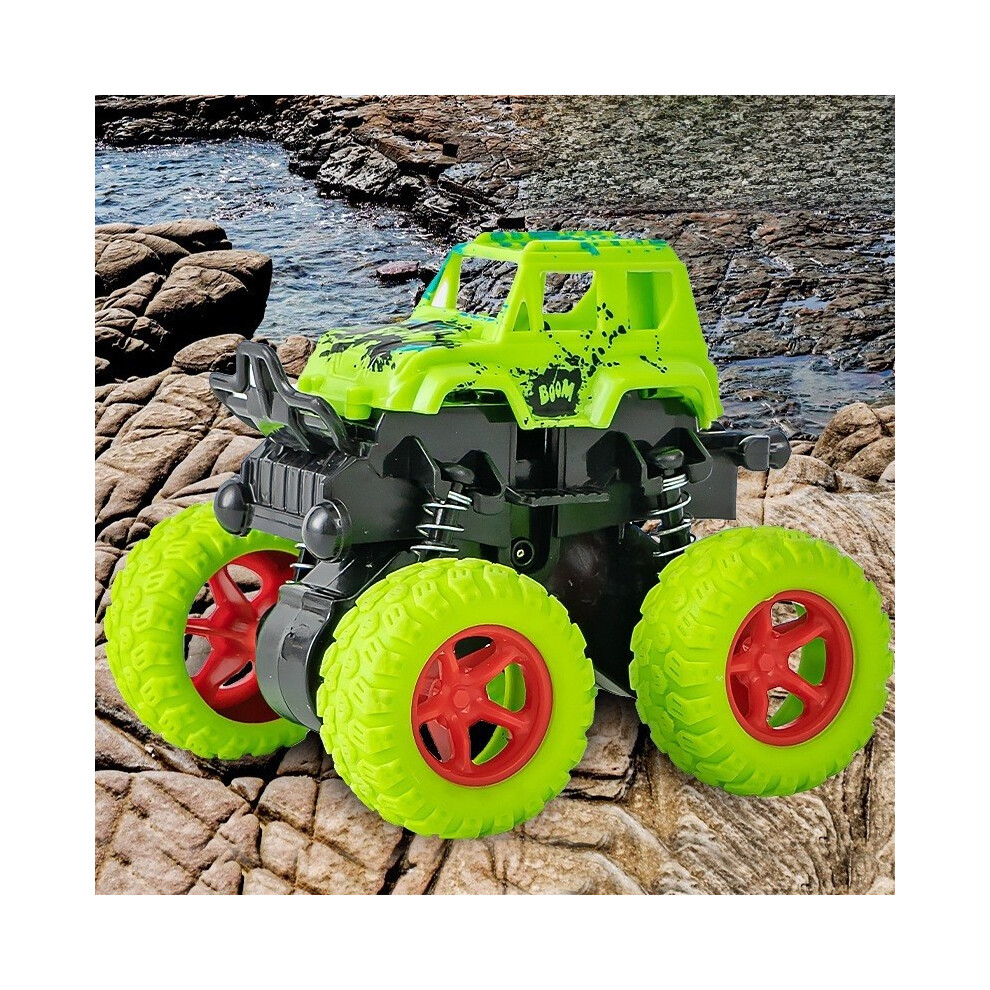 (StyleJ) Inertia Cartoon Graffiti Offroad Stunt Childrens Toy Car For Skill Development-image-OPC-PHQB6WN-NEW