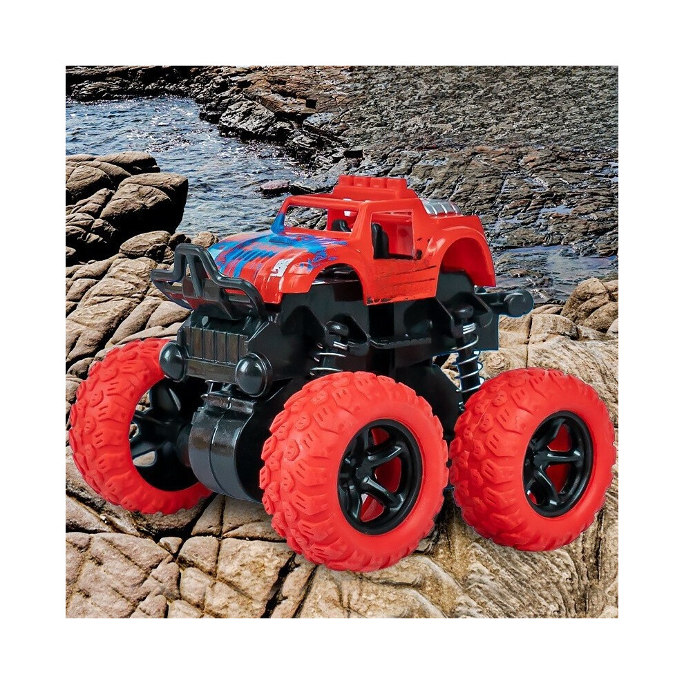 (StyleK) Inertia Cartoon Graffiti Offroad Stunt Childrens Toy Car For Skill Development-image-OPC-PHQB6WP-NEW