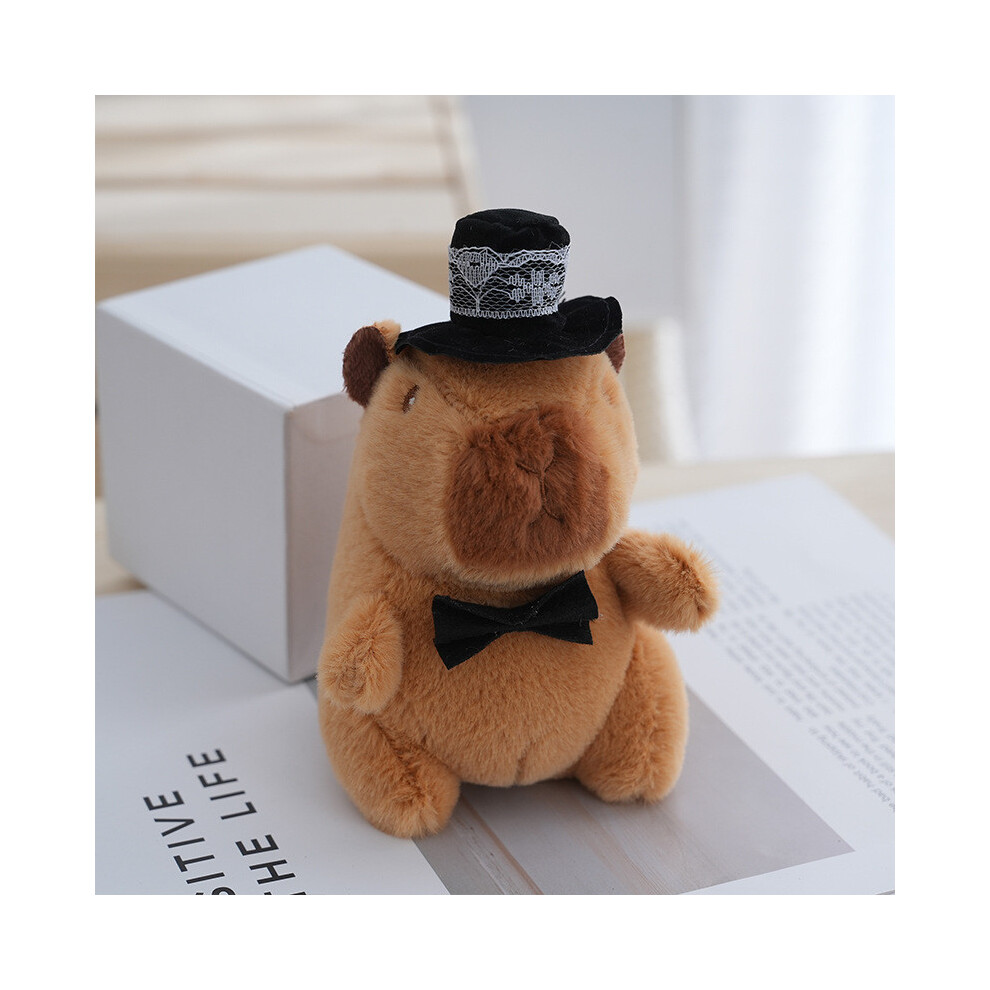 (Male Brown) Soft Capybara Lovers Plush Doll Keychain Pendant For Backpack Decor And Car-image-OPC-PHQB7W5-NEW
