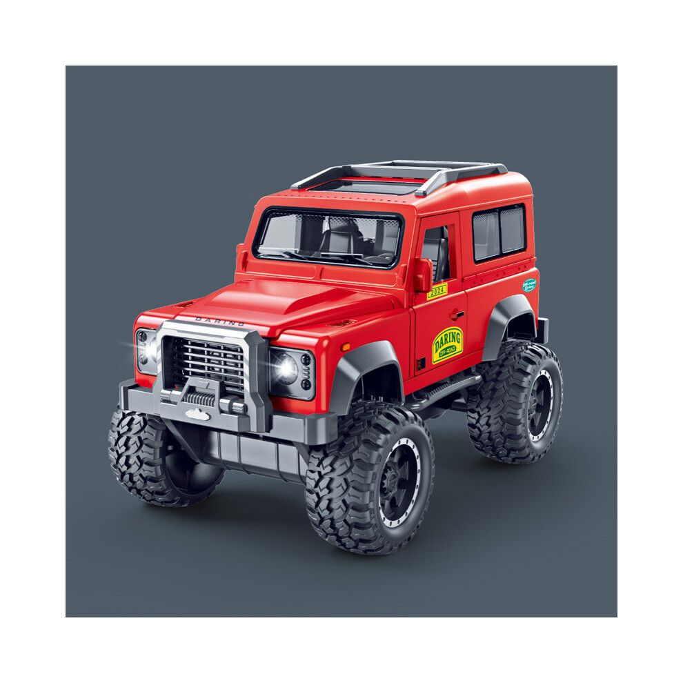 (Red) Opening Four Door Offroad Kids Inertia Toy With Sound Features And Light-image-OPC-PHQB8P9-NEW