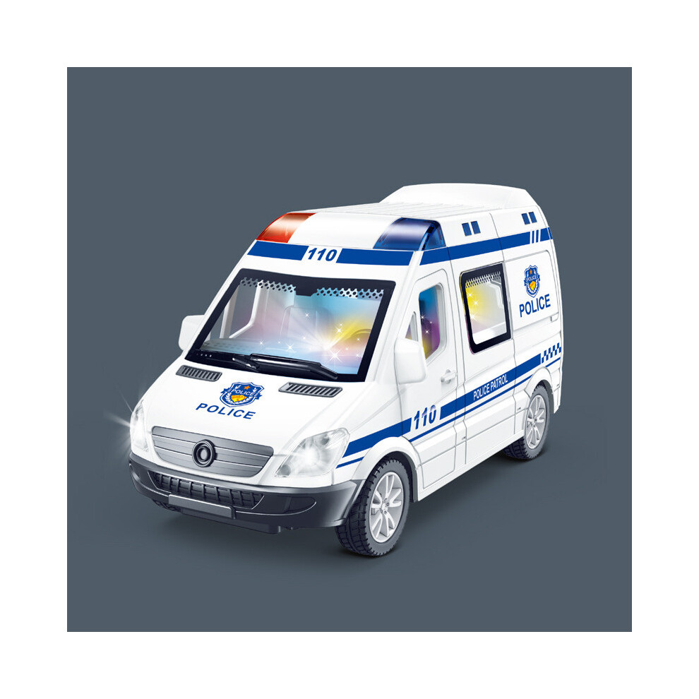 (Police Car) Rescue Police Childrens Car Toy With Inertia Drive And Interactive Sound Light-image-OPC-PHQB9NS-NEW
