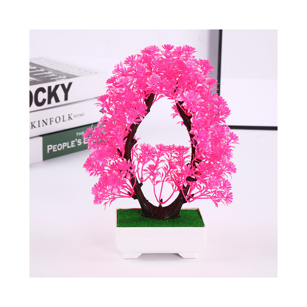 (Pink) Simulated Shaped Heart Chrysanthemum Fake Flowers Plants Desktop Potted Decor-image-OPC-PHQBCBZ-NEW