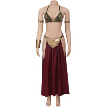 (XXXL) Women's Sexy Princess Slave Costume Leia Slave Cosplay Outfit