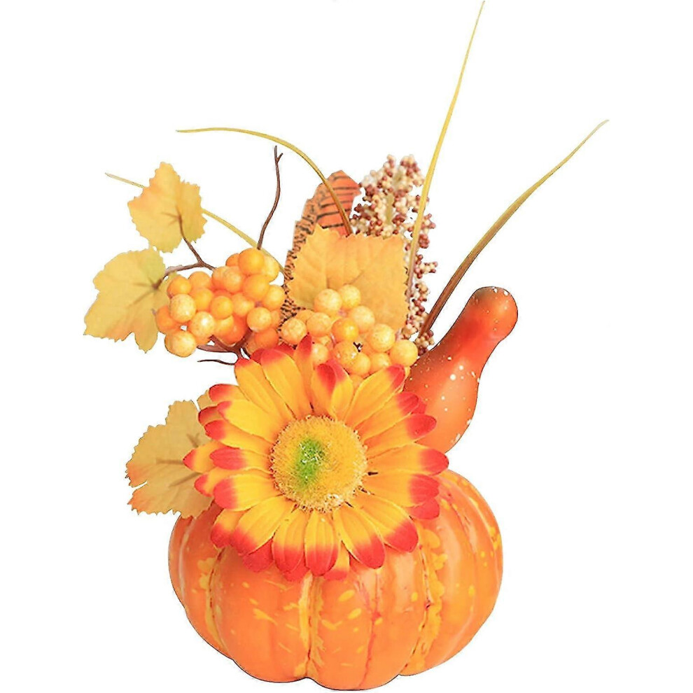 (As show, One size) Artificial Pumpkins Halloween Thanksgiving Decoration Halloween Simulation Pumpkin Decor Artificial Pumpkin Thanksgiving Decoratio