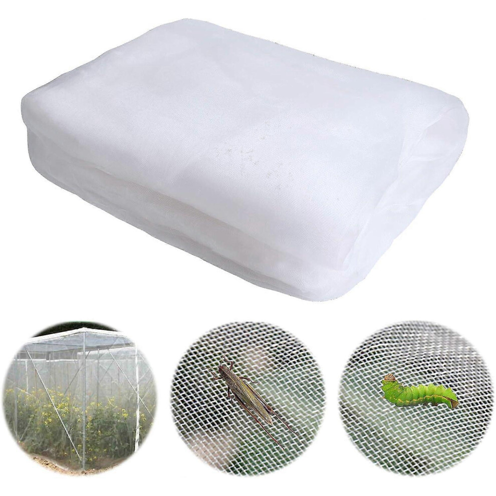 (As show, One size) Garden Netting (2.5 x 6m) Anti-Insect Net Vegetable Netting, White Garden Anti-Insect Netting Protection for Plants Flowers Vegeta-image-OPC-PHQBR27-NEW