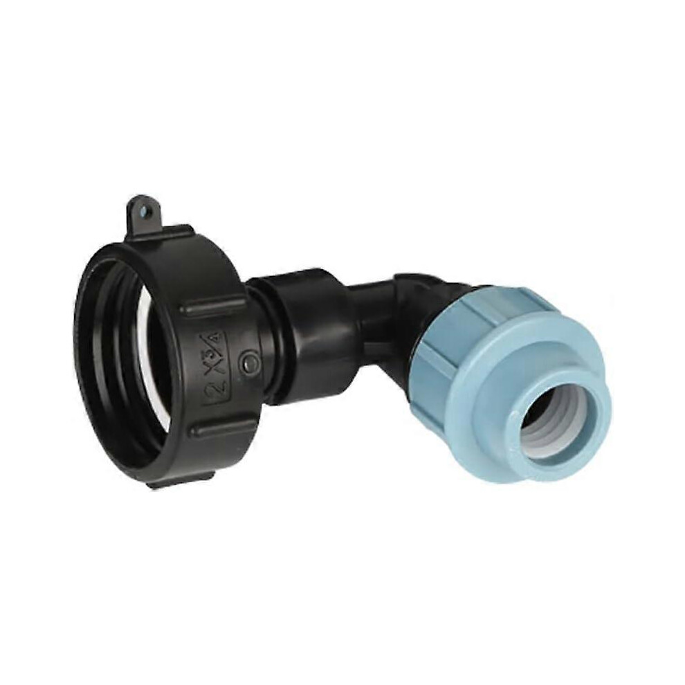 (As show, One size) Ibc Barrel Water Tank Valve Connector Ibc Tank Fitting Ibc Tank Valve 25mm Ibc Tank Valve 25mm Elbow Outlet Adapter Barrels Mounti