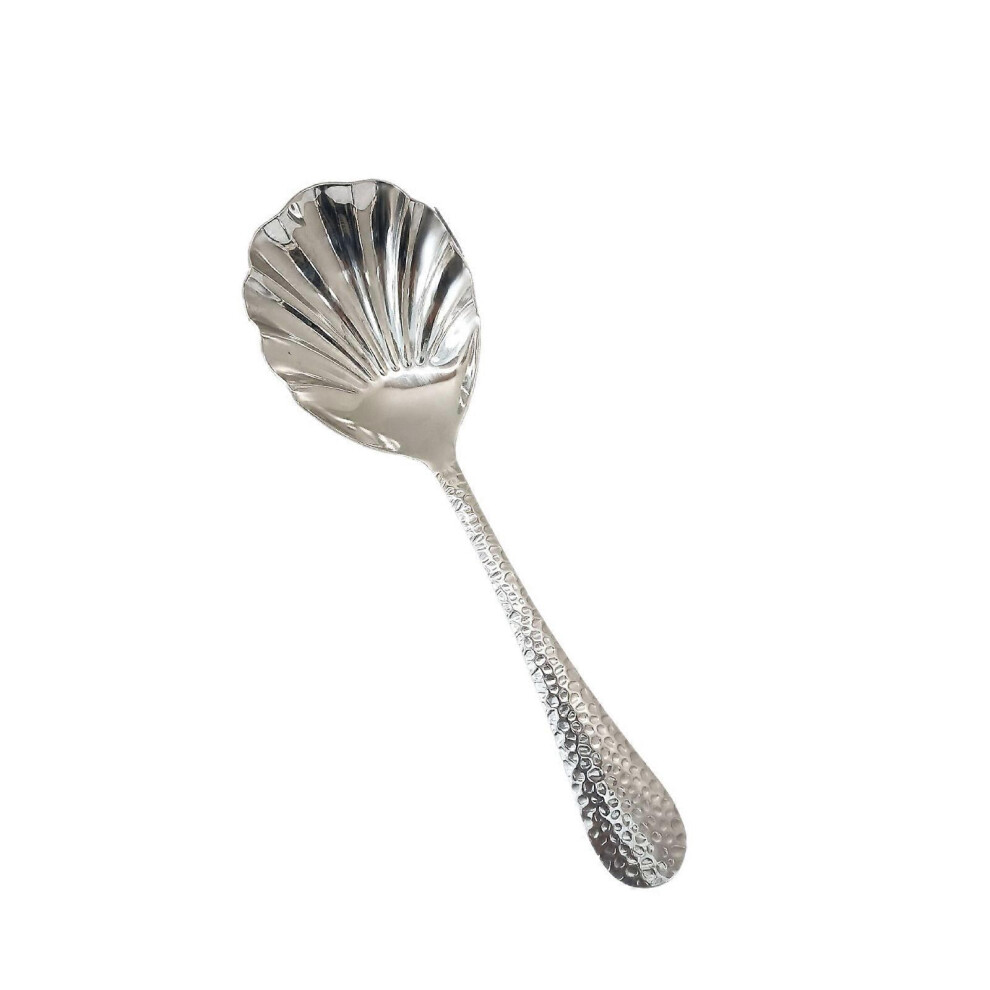 (As Show, One Size) Soup Spoon Easy Cleaning Heat Resistant Shell Head Serving Spoon Kitchen Utensils Perfect For Porridge Dessert Cooking 7683012664243