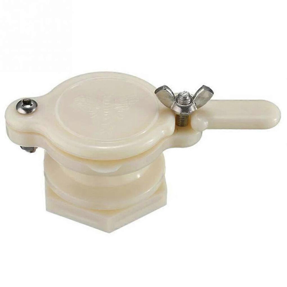 (As Show, One Size) Beekeeping Honey Extraction Faucets, White