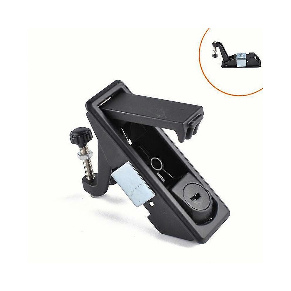 (As show, One size) Set of 2 Toolbox/Cabinet/Luggage/Compression Latches Lock - (with Sandblasted Cylinder)