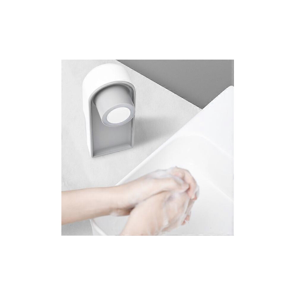 (As show, One size) Gray Soap Dispenser Automatic Induction Foam Soap Dispenser Touchless Hotel Liquid Soap Dispensers