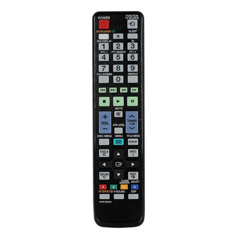 (As Show, One Size) Ah59-02303A Replaced Remote Control For Blu-Ray Dvd Player Ht-C5200/C5800 Remote Control Comfortable Touching Controller 7683012690587