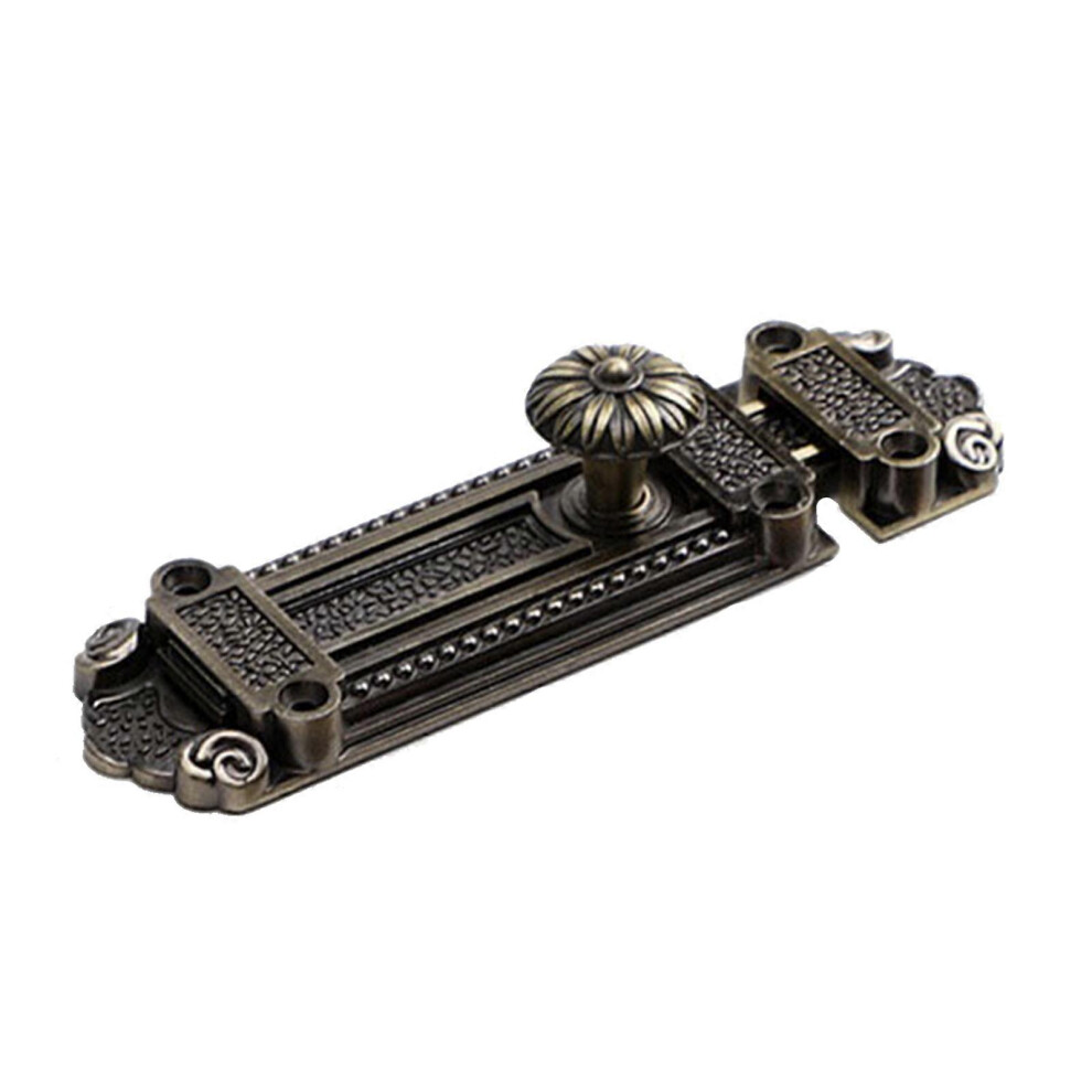 (As Show, One Size) Vintage Solid Sliding Lock Zinc Alloy Door For Latch Lock Gate Safety Bolt For Latch For Keep Your Safe And Private Dura 7683012689918