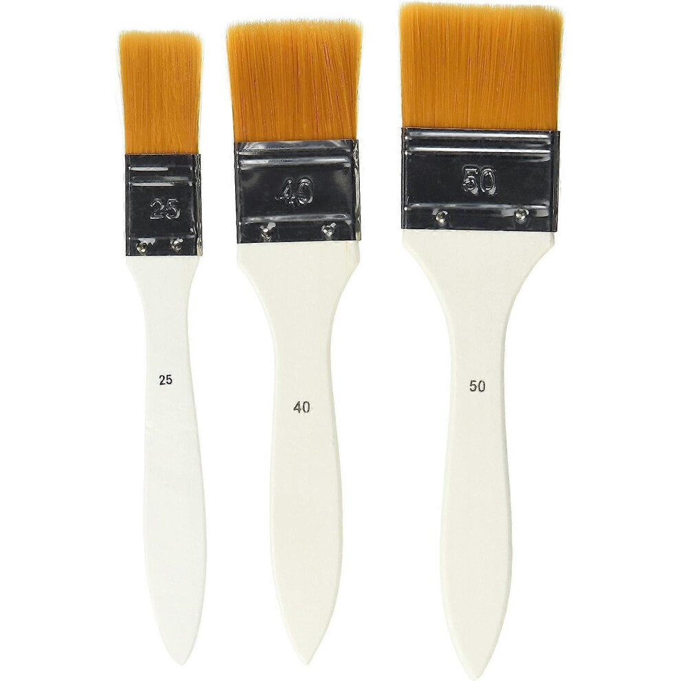 (As show, One size) Brushes, Gold, Set of 3