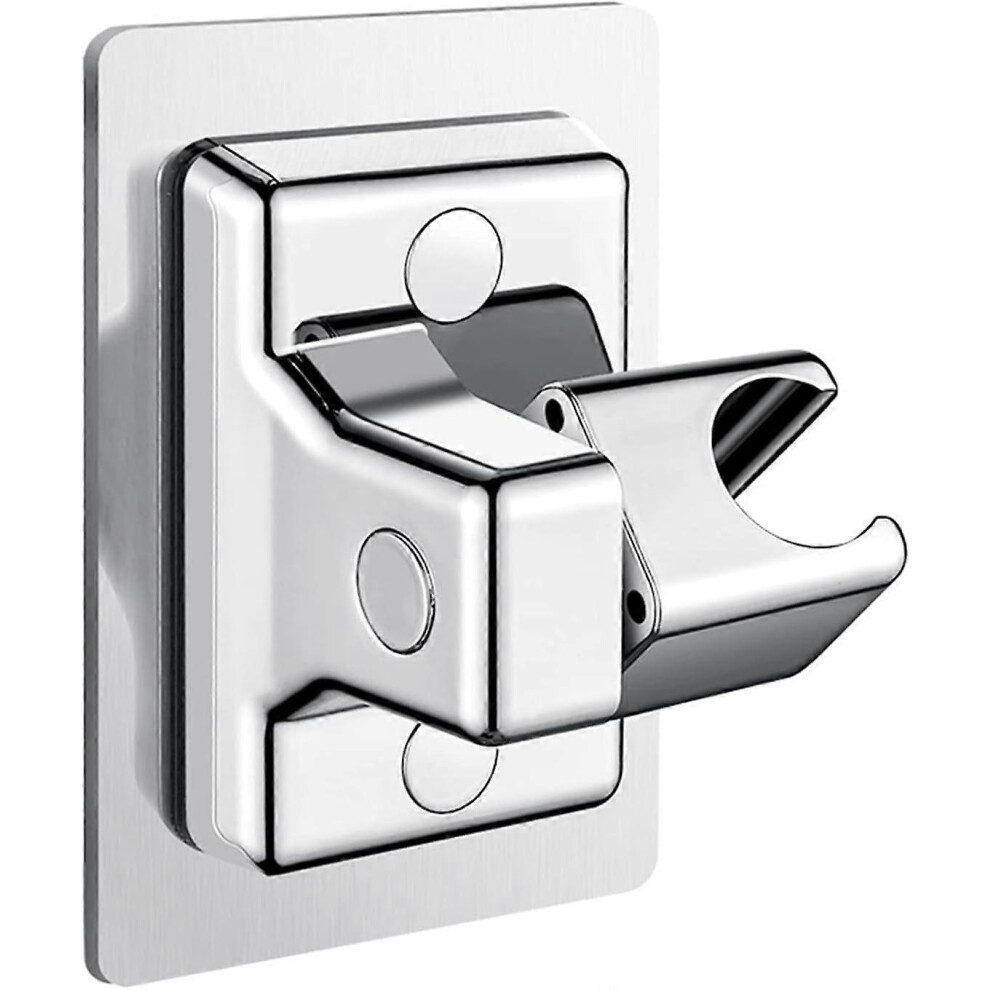 (As show, One size) Universal Adjustable Shower Shelf (Silver)-image-OPC-PHQBRTC-NEW