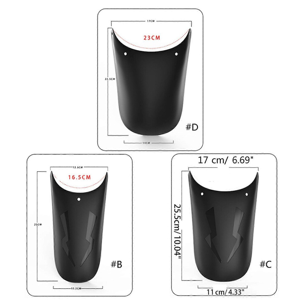 (D, One Size) Atv Motorcycle Lengthen Front Wheel For Fender Mudguard Motorbike Extender Splash Guard For Motor Accessories Universal 7683012677960