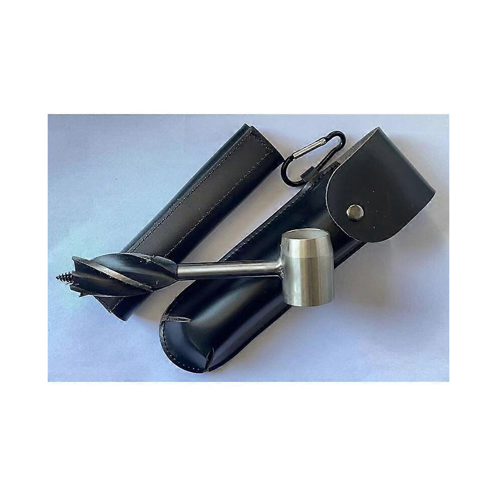 (As show, One size) Brown Hand Drill For Woodworking, Manual Survival Drill, Manual Auger Tools, Camping Manual Auger For Camping
