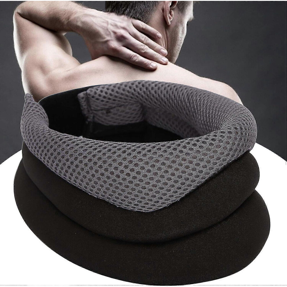 (As show, One size) Collier Cervical de Support Cervical, Support de Cou en ponge Douce soulage Les enveloppes de Douleur Stabilize la Traction des ve