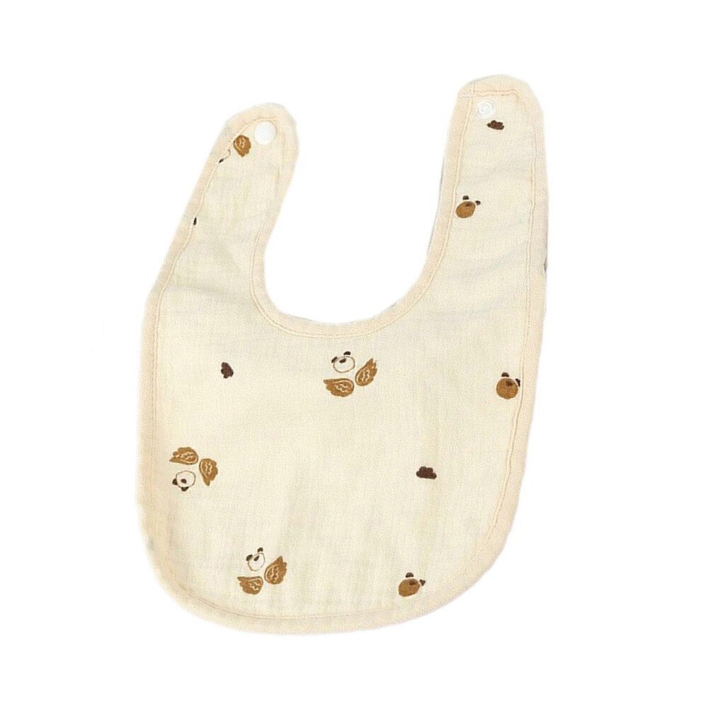 (Heart To Heart, One Size) Newborn Saliva Towel Infant Feeding Bibs Baby Bibs Thickened Burp Cloths Baby Bibs Ushaped Drooling Apron For Toddler 7683012678813