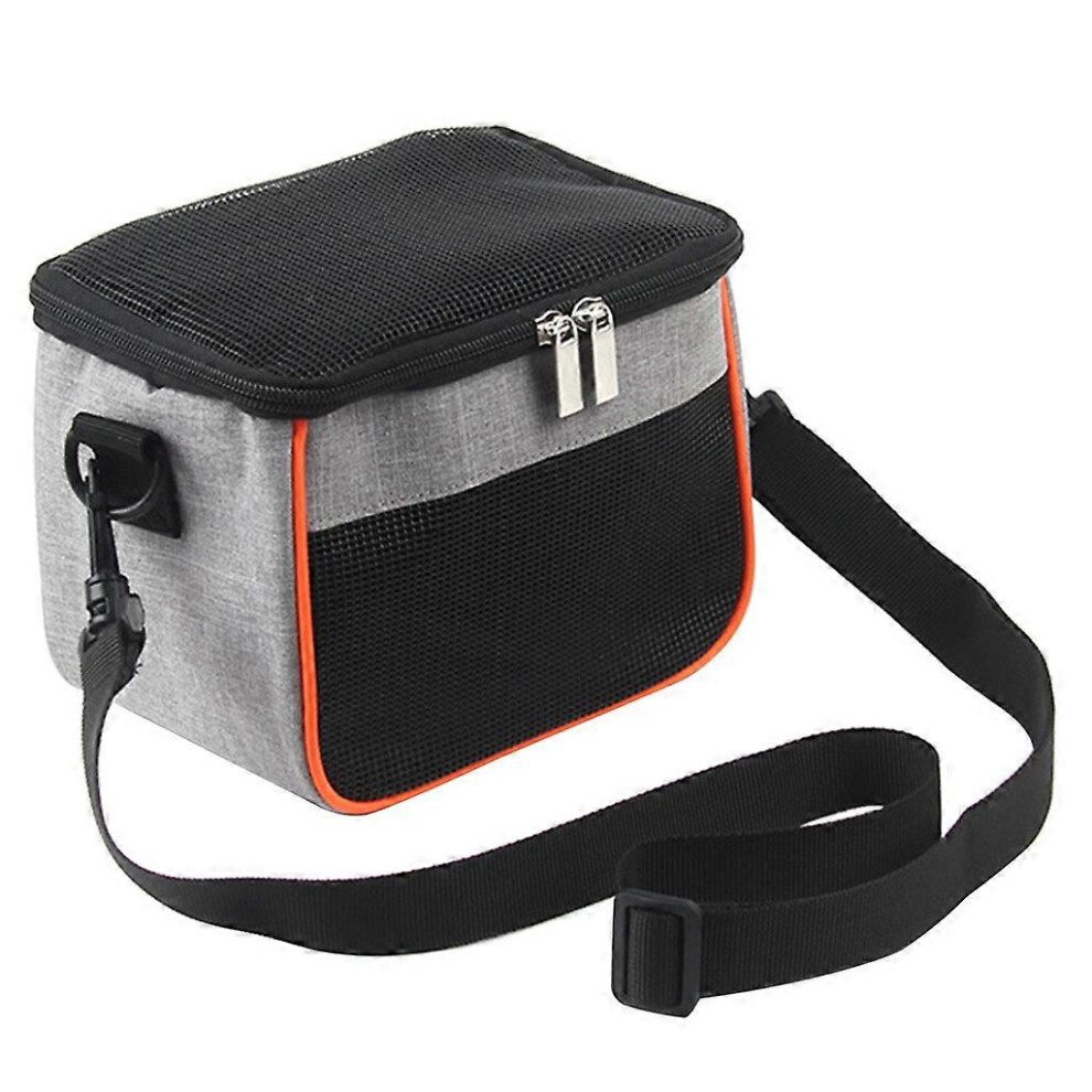 (L, One Size) Hamster Travel For Carrier Portable Safe Breathable Parrot Cage With Shoulder Strap Outing For Case For Ferret Rat Mice M 7683012693052