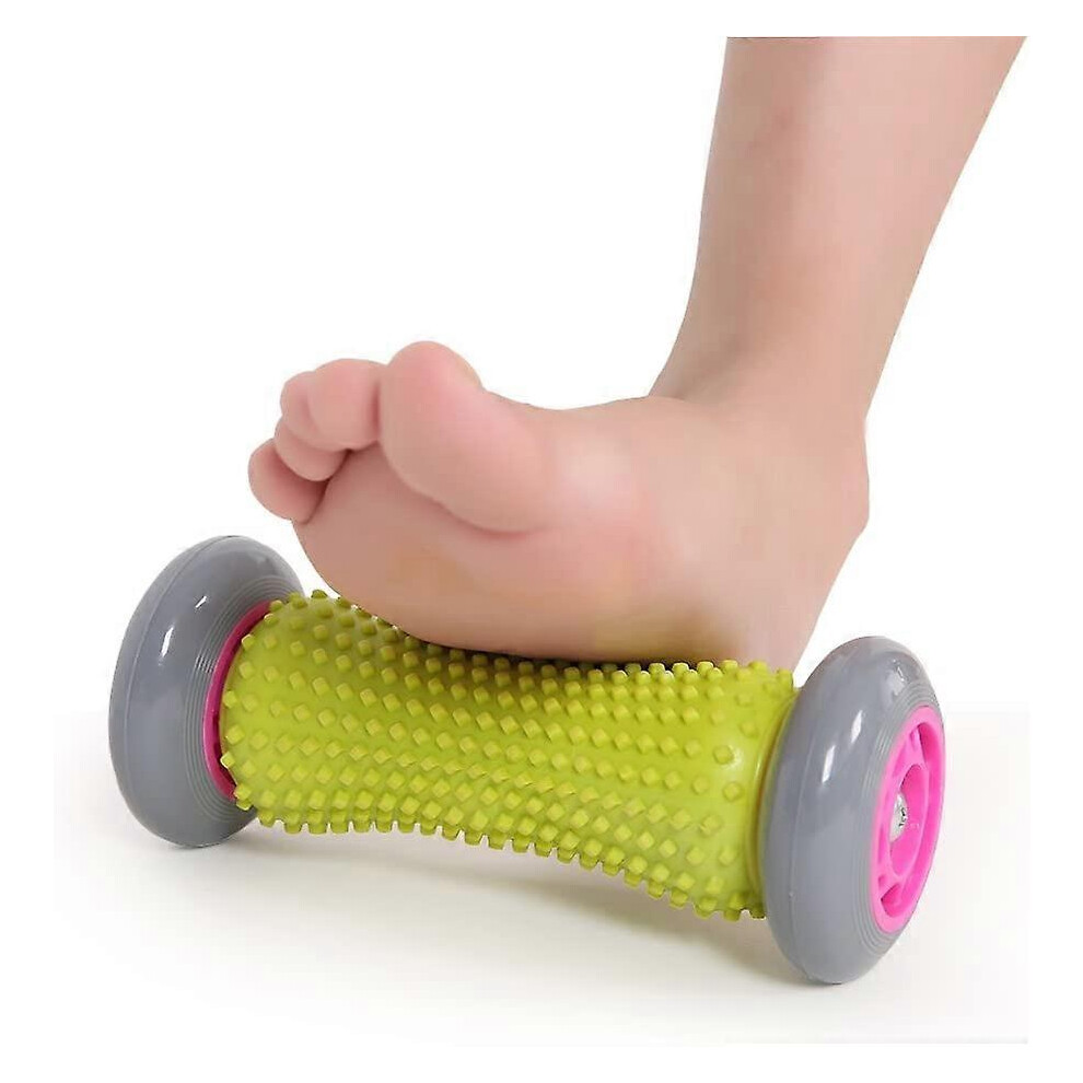 (As show, One size) Foot Massager, Shiatsu Reflexology Stick Wrist and Forearm Movement Massager for Plantar Fasciitis Recovery and Strained Muscle Nodules (Grey).