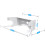 V2 Mesh Router Wandhalterung weiß ABS Kabelhalter 2