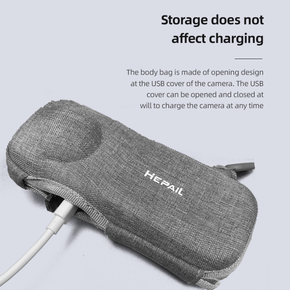Hepail Ac41 Portable Carrying Case Hard Shell Protective Pouch Storage Bag Protector Travel Case Protective Bag Replacement For Insta360 X4 9431313698737