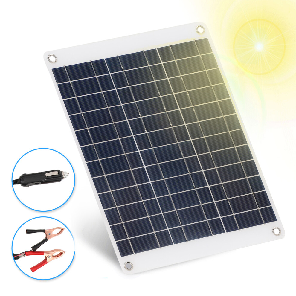 50W Solar Panel High Efficiency Monocrystalline Portable Solar Panel With 10A Waterproof Controller For Outdoor Travel Camping 7631313699204