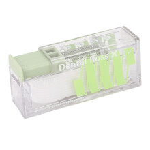 AutoPop-Spender Mini 10 Zahnseide-Sticks Matcha-Grün