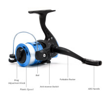 Ultra Light Fishing Rod Reel Combo Full Kit with 2PCS 2.1m Telescopic Fishing Rods Spinning Reels Fishing Lures Hooks Accessories Fishing B