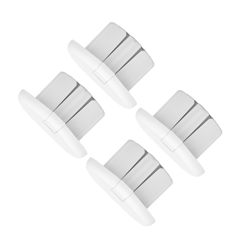 4Pcs Cable Pass Through Grommets Cord Sleeves For Rectangular Satellite V2 Replacement Cable Ethernet Adapter White 4651313699939