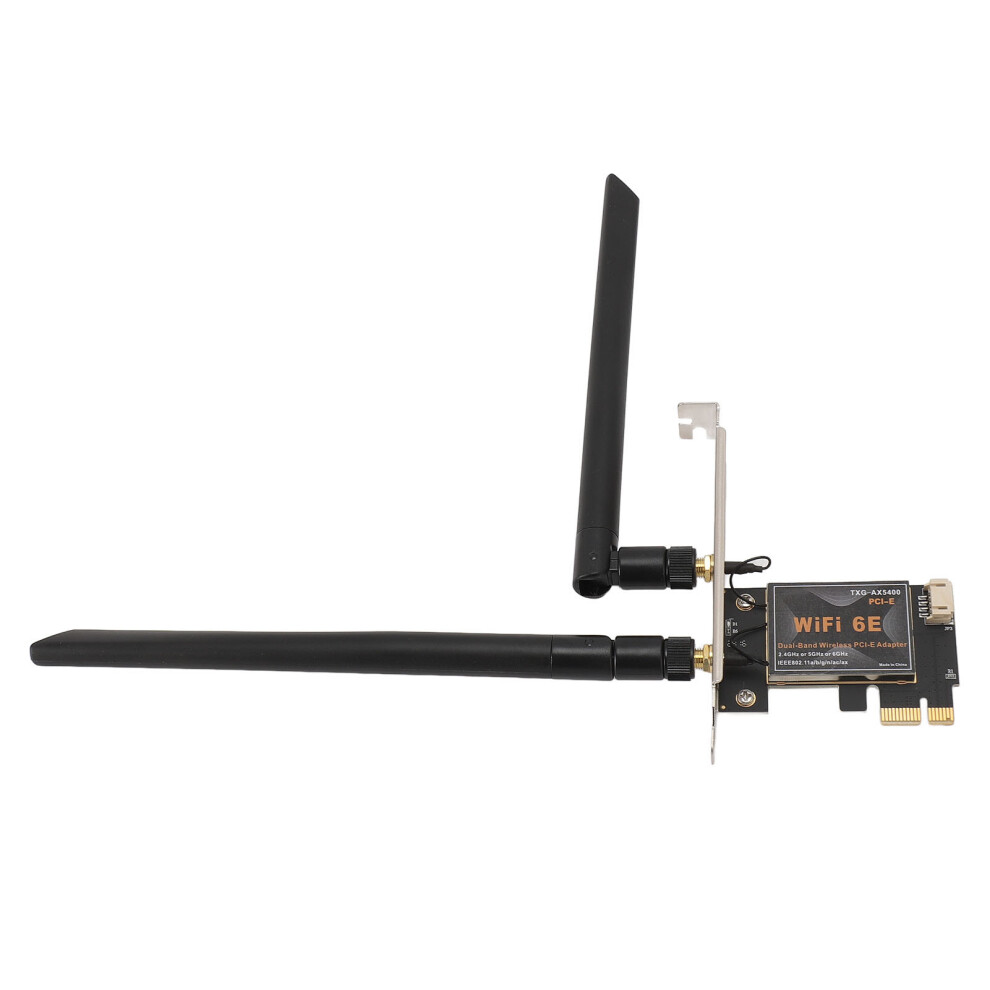 Pcie Wifi Card 6000Mbps 8Db Dual Antenna Bluetooth 5.2 Pcie Wifi 6E Wireless Network Adapter For Win 11 10 8771313700742