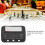 Portabler Schachtimer 13,8  8,8  4,5 cm Schwarz ABS 5