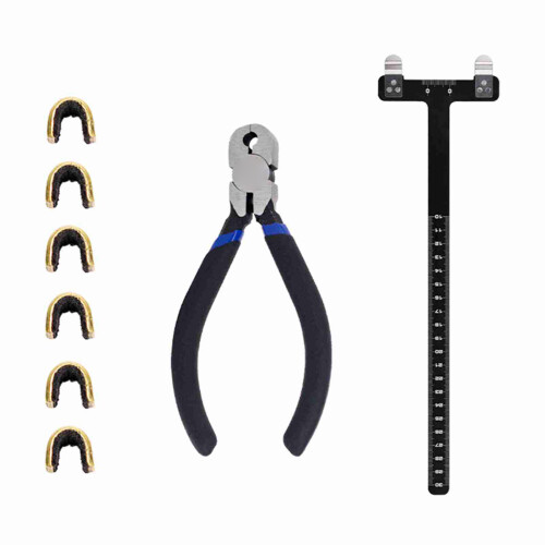 Archery Adjustment Tool Bow String Nocking Points Pliers T Squares Tuning Ruler for for Recurve and Compound Bowstring Accessories 2