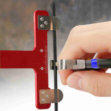 Archery Adjustment Tool Bow String Nocking Points Pliers T Squares Tuning Ruler for for Recurve and Compound Bowstring Accessories