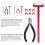 Archery Adjustment Tool Bow String Nocking Points Pliers T Squares Tuning Ruler for for Recurve and Compound Bowstring Accessories 4