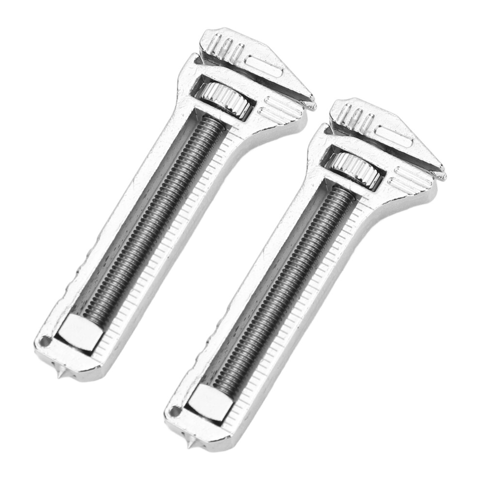 2Pcs Mini Multitool Wrench Adjustable Compact Multifunctional Bottle Opener Wrench For Everyday Prep Backpacking Camping Hiking 5051313707488