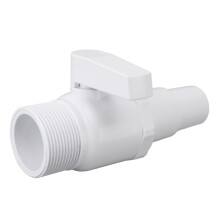 SP0729 2-Wege PVC-Pool-Kugelhahn 15,5 8,6 cm