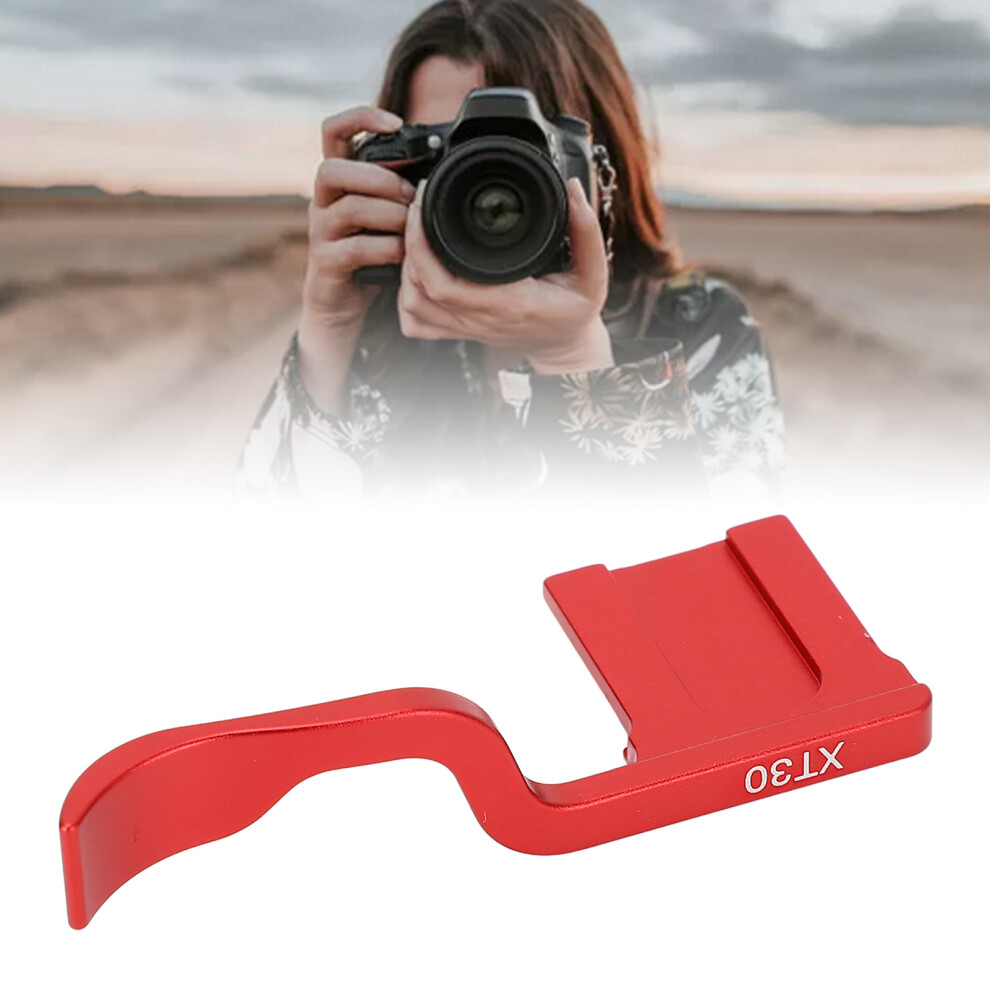 Hot Shoe Thumb Up Rest Hand Grip Cnc Aluminum Alloy Secure Hold For Fuji Xâ1 XâT2 XâT3 XâT10 XâT20 XâT30 Camera Red 6941313710191