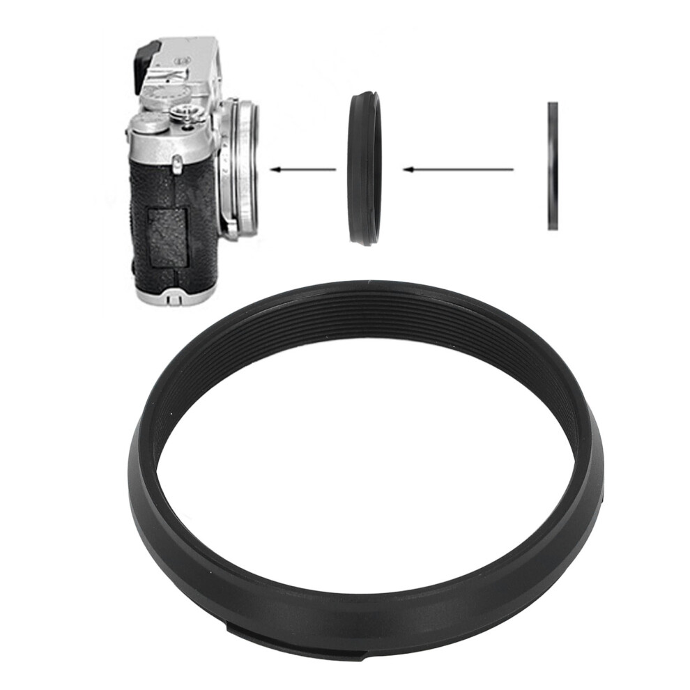 Lens Adapter Ring 49Mm Camera Lens Filter Metal Adapter Ring For Fujifilm X100v X100vi X100f X100 X100t X100s X70 Black 3451313710143