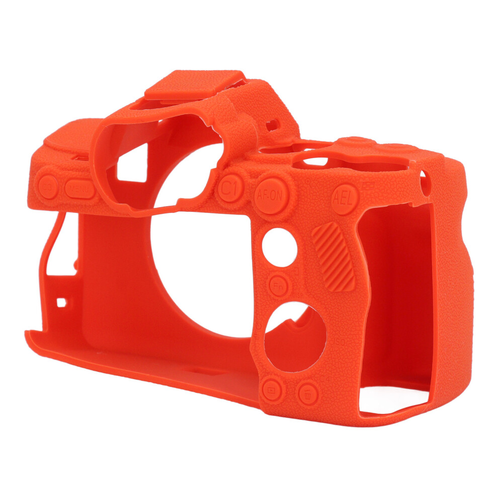 Silicone Protective Case For A7r5 Soft Shockproof Anti Slip Digital Camera Housing Cover Body Skin Case Orange 4391313710288