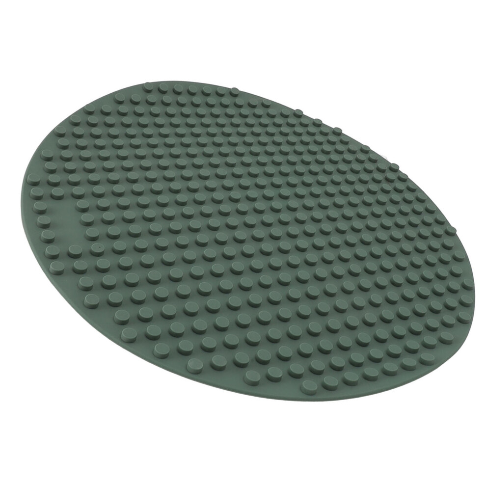 Silicone Building Blocks Mat Sensory Accessories Foot Massage Cushion Building Blocks Baseplate for Babies Toddlers