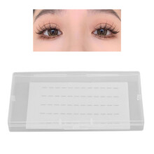 180 Stück selbstklebende Wimpernstreifen 5-6mm schwarz