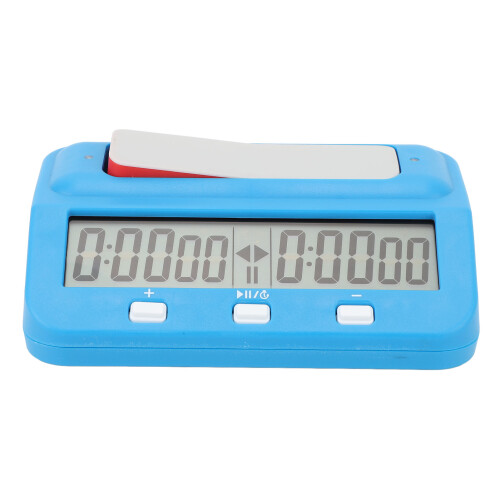 Blaue Schachuhr Pro/Basic Memory 13,8  8,8  4,5 cm