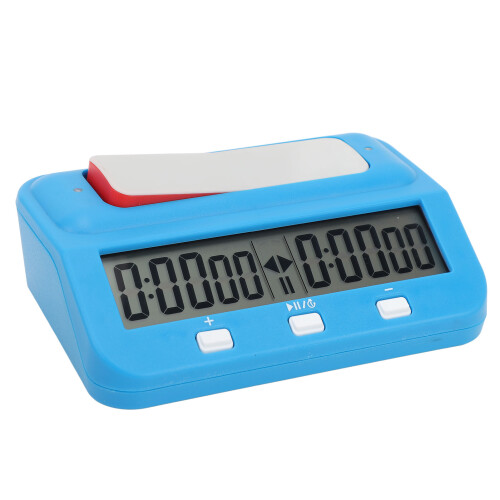 Blaue Schachuhr Pro/Basic Memory 13,8  8,8  4,5 cm 2
