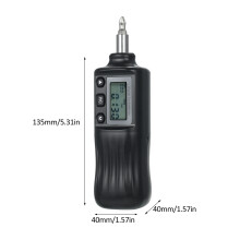 Digital Torque Screwdriver 1/4'' Drive Screwdriver Torque Wrench Electrician Torque Screwdriver with LCD 0.8-4N.m Torque Range Adjustable S