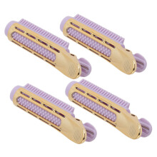 4er-Set Volumen-Haarclips Lila ABS Lochmuster