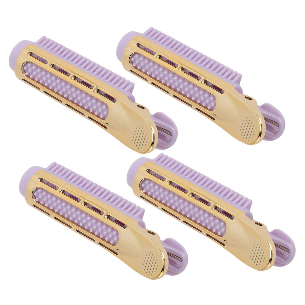 Purple 4Pcs Volumizing Hair Clips Hollow Out Comb Teeth Heat Resistant Root Clips For Hair Volume Styling Tool Instant Hair Volumizing Clips Purpl