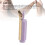 4er-Set Volumen-Haarclips Lila ABS Lochmuster 4