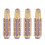 4er-Set Volumen-Haarclips Lila ABS Lochmuster 2