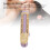 4er-Set Volumen-Haarclips Lila ABS Lochmuster 6